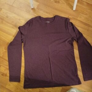 Long sleeve purple top